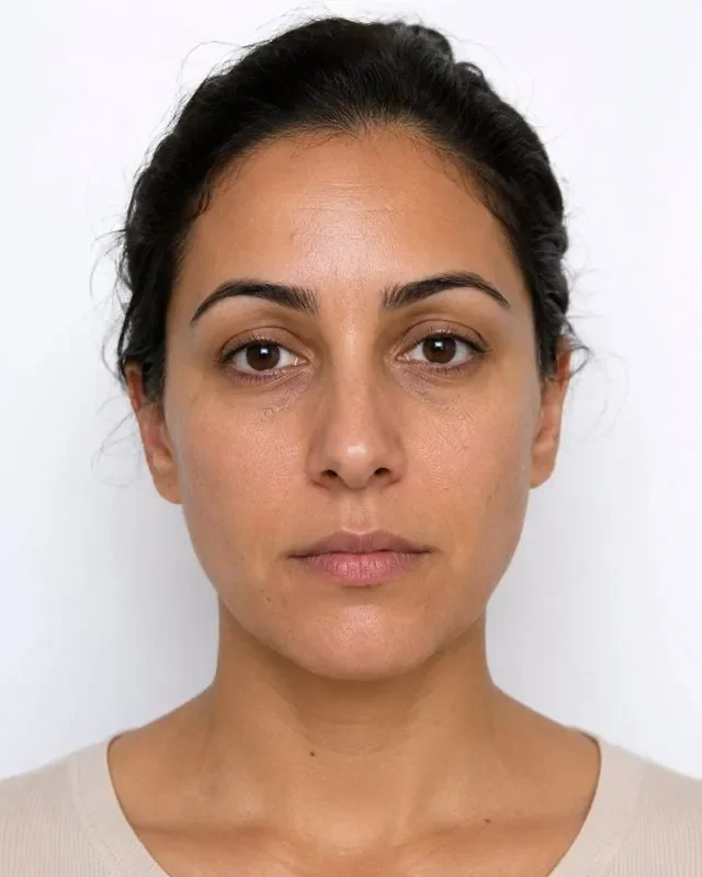 Before a medical-grade facial